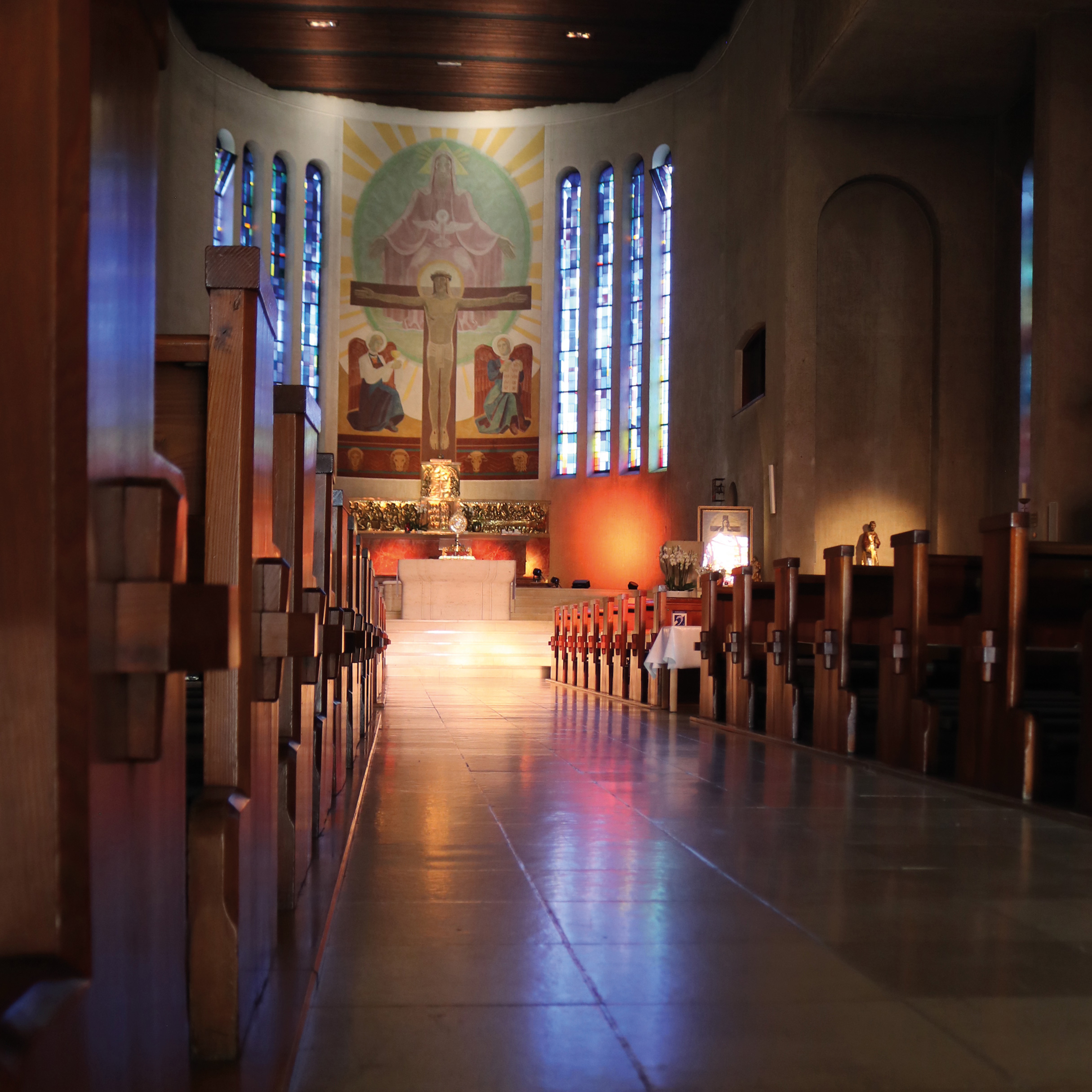 Innenraum Erlöserkirche Lustenau